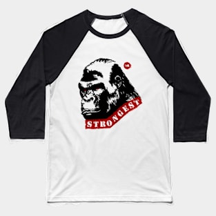 The Strongest Gorilla Baseball T-Shirt